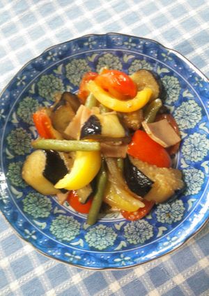 夏野菜の甘酢炒め-レシピのメイン写真