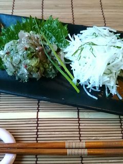 夏バテおつまみ☆ご飯のお供に鯵のなめろう-レシピのメイン写真