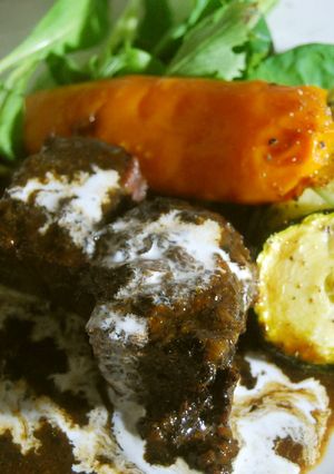 牛ホホ肉の赤ワイン煮込み-レシピのメイン写真
