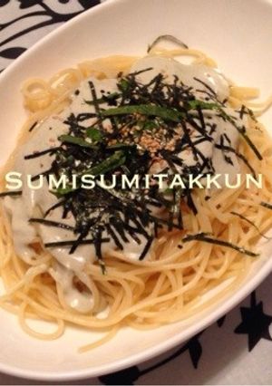 シソと山芋の豆腐クリームパスタ♪-レシピのメイン写真