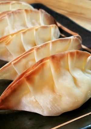 包丁いらず☆トースターでポテトコーン餃子-レシピのメイン写真