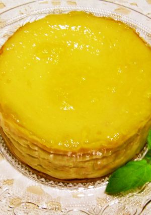 ［混ぜるだけ］リンゴのチーズケーキ風-レシピのメイン写真