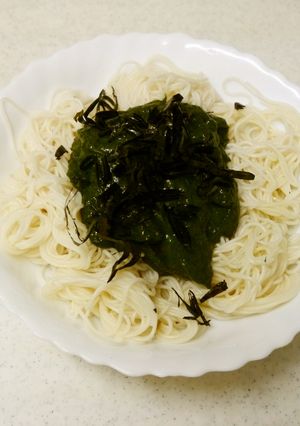 モロヘイヤの簡単ねばねばそうめん-レシピのメイン写真