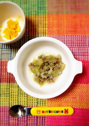 離乳食完了期☆豚ひき肉と茄子の煮物-レシピのメイン写真