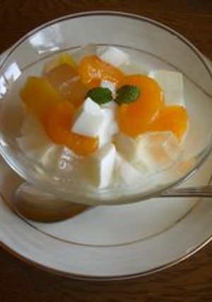 杏仁豆腐風-レシピのメイン写真