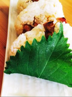 簡単!焼き鳥おにぎり-レシピのメイン写真