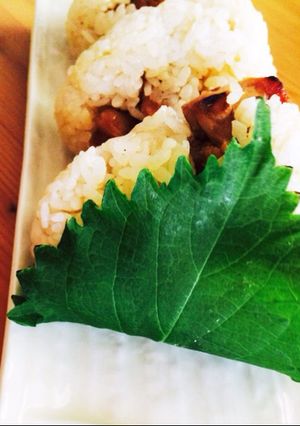 簡単！焼き鳥おにぎり-レシピのメイン写真