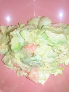 美味しい!アボカドとキャベツのサラダ!-レシピのメイン写真