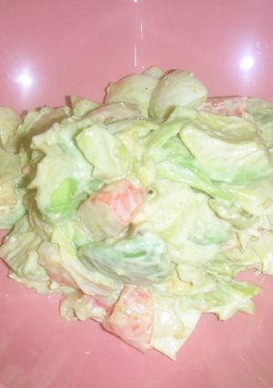 美味しい！アボカドとキャベツのサラダ！-レシピのメイン写真