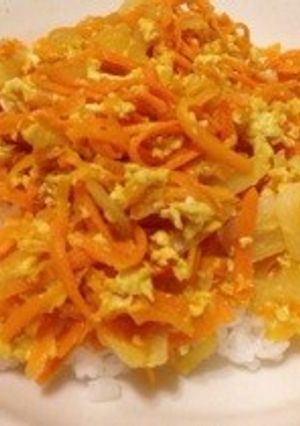 ヘルシー♥️人参 なのに親子丼？！-レシピのメイン写真