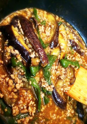 ご飯と一緒に！麻婆茄子-レシピのメイン写真