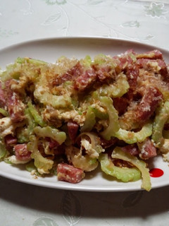 簡単!ゴーヤとスパムのチャンプル-レシピのメイン写真