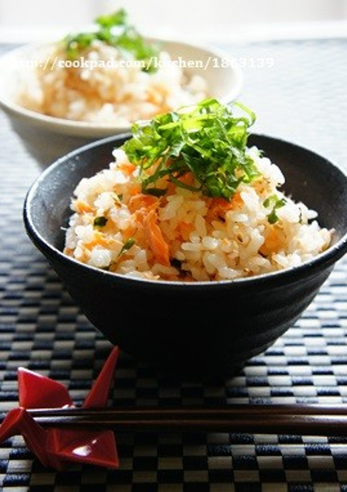 鮭と大葉の炊き込みごはん-レシピのメイン写真