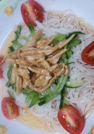 休日ランチ　棒々鶏そうめん-レシピのメイン写真