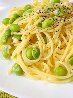 余った枝豆で!簡単クリームパスタ-レシピのメイン写真