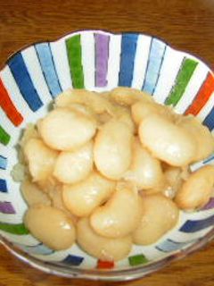 白花豆の甘煮-レシピのメイン写真