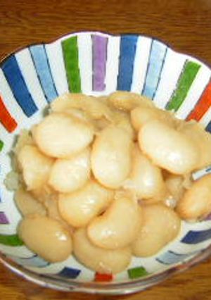 白花豆の甘煮-レシピのメイン写真
