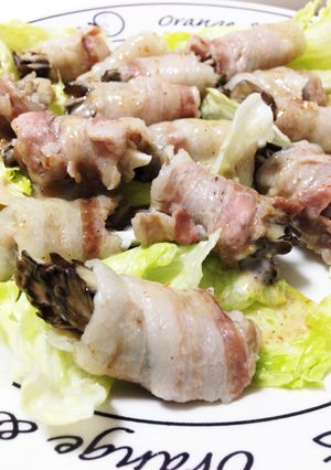まいたけの豚肉巻き-レシピのメイン写真