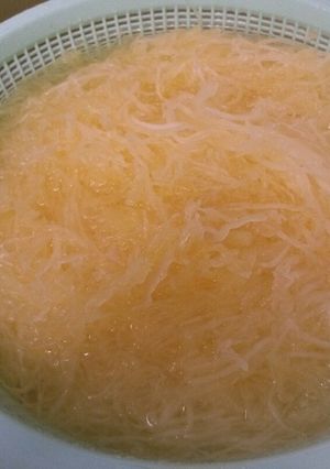 そうめん南瓜のゆで方-レシピのメイン写真