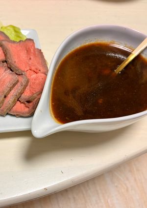 ローストビーフの醤油ベースソース-レシピのメイン写真