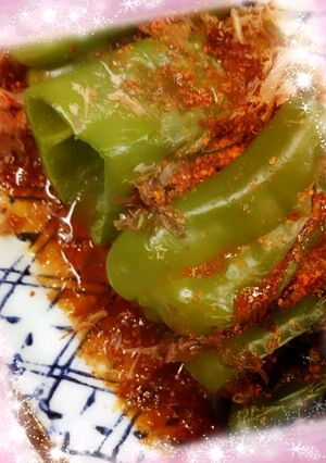 まるごとピーマンポン酢.....-レシピのメイン写真