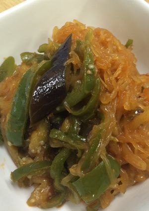 そうめん南瓜の麻婆春雨風-レシピのメイン写真
