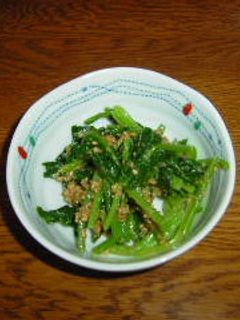 ほうれん草の胡麻和え-レシピのメイン写真