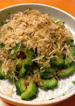 塩揉みゴーヤの梅肉和え-レシピのメイン写真