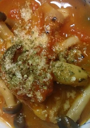 うまいo(^-^o)鶏肉のトマト煮込み-レシピのメイン写真