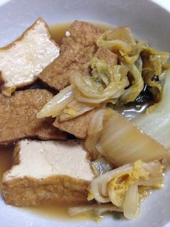 厚揚げと白菜の煮物-レシピのメイン写真