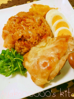 炊飯器で♪洋風トマトチーズカオマンガイ-レシピのメイン写真