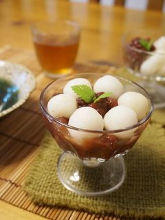 セブンイレブン風☆白玉ぜんざい-レシピのメイン写真