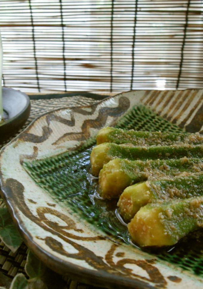 めんつゆで簡単☆オクラの焼き浸し-レシピのメイン写真