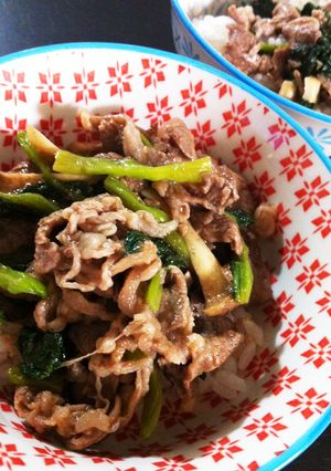牛肉のソース丼-レシピのメイン写真