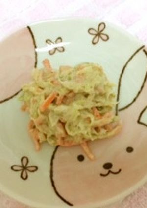 ☆キャベツと人参のゴママヨ和え☆-レシピのメイン写真