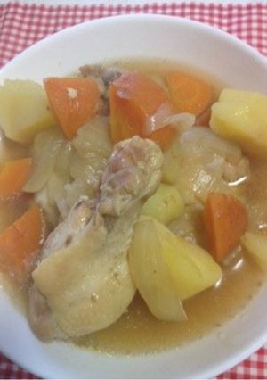 手羽元の肉じゃが-レシピのメイン写真