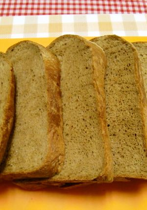 ★糖質制限！小麦ふすまで焼いた食パン♪-レシピのメイン写真