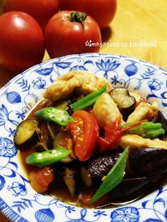 *夏野菜と柔らかササミの爽やか生姜炒め*-レシピのメイン写真