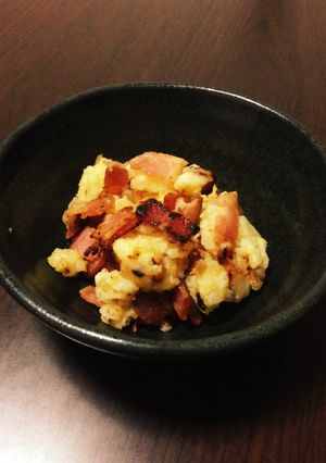 カリカリベーコンのニンニクポテサラ〜♡-レシピのメイン写真