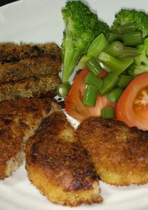 冷凍メンチカツとごぼう揚げ-レシピのメイン写真