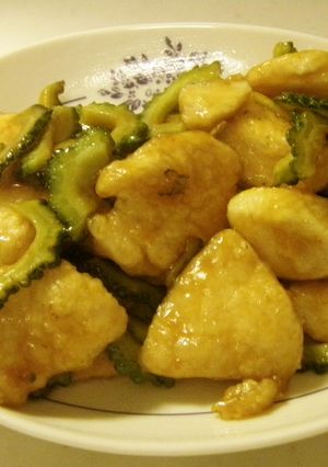 鶏むね肉とゴーヤの南蛮炒め-レシピのメイン写真