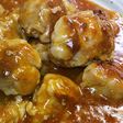豚ロース薄切りで肉団子!!チリソースで☆