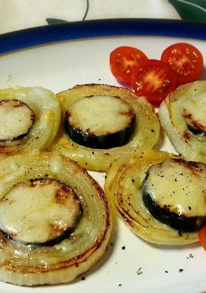 ズッキーニと玉ねぎのステーキ風-レシピのメイン写真