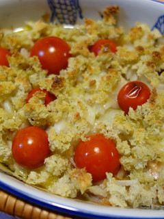さばトマトパン粉焼き☆トースターで簡単♪-レシピのメイン写真