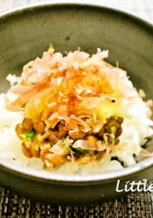 【みょうがと納豆のごはん】時短1分ごはん-レシピのメイン写真