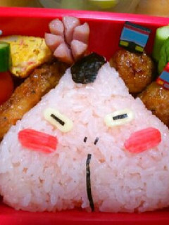 妖怪ウォッチ キャラ弁 おならずもの-レシピのメイン写真
