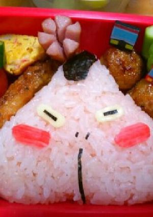 妖怪ウォッチ キャラ弁 おならずもの-レシピのメイン写真