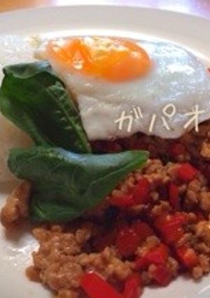 おうちで簡単タイ料理ランチ！ガパオライス-レシピのメイン写真