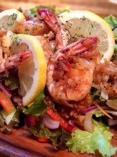ハワイアン!ガーリックシュリンプサラダ☆-レシピのメイン写真