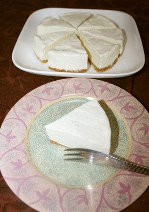 簡単♥安くても濃厚レアチーズケーキⅠ-レシピのメイン写真